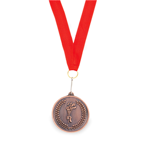 Medaglia in metallo finitura oro CORUM MKT3743 - Rosso - Bronzo