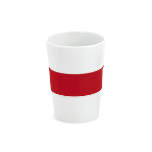 Bicchiere take away in ceramica 350 ml NELO MKT3789 - Rosso