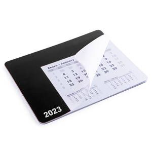 Mouse pad personalizzato con calendario RENDUX MKT3892 - Nero