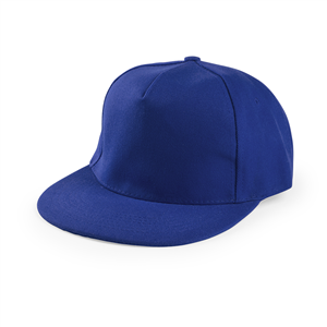 Cappellino rap in cotone/poliestere spesso LORENZ MKT3945 - Blu