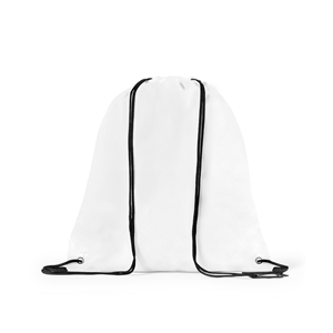 String bag personalizzata in tessuto non tessuto tnt HERA MKT4049 - Bianco