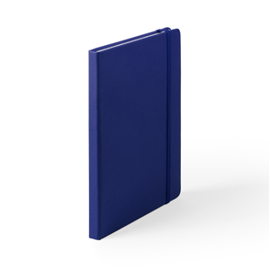 Quaderno personalizzato con elastico e copertina in poliuretano in formato A5 CILUX MKT4060 - Blu Navy