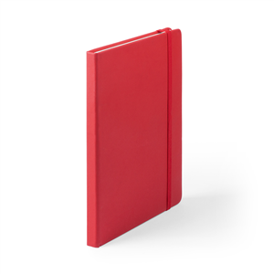 Quaderno personalizzato con elastico e copertina in poliuretano in formato A5 CILUX MKT4060 - Rosso