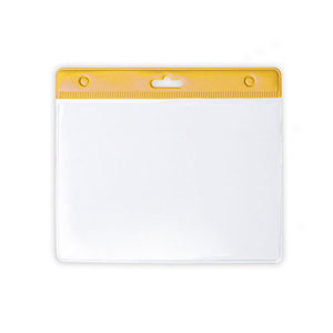 Porta badge trasparente ALTER MKT4344 - Giallo