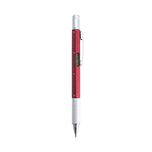 Penna a sfera 4 colori SAURIS MKT4402 - Rosso