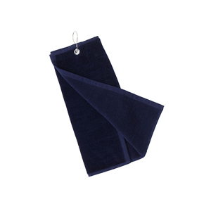 Telo da golf piegato in cotone TARKYL MKT4403 - Blu Navy