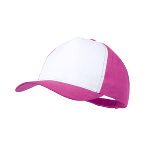 Cappellino baseball personalizzato per sublimazione 5 pannelli SODEL MKT4479 - Fucsia