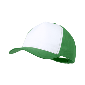 Cappellino baseball personalizzato per sublimazione 5 pannelli SODEL MKT4479 - Verde