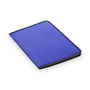 Cartella porta documenti con blocco incluso ROFTEL MKT4516 - Blu