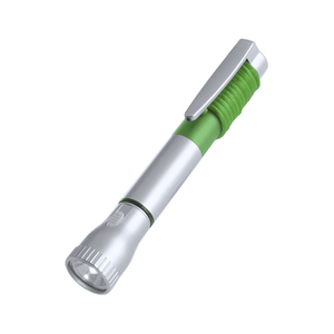 Penna multifunzione con luce MUSTAP MKT4524 - Grigio - Verde