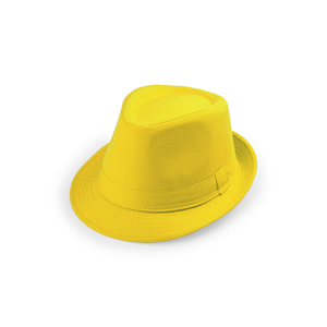 Cappello di paglia per feste in cotone-poliestere LIKOS MKT4557 - Giallo
