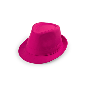 Cappello di paglia per feste in cotone-poliestere LIKOS MKT4557 - Fucsia