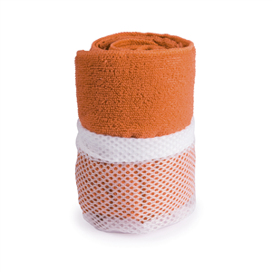 Asciugamani sport in spugna di microfibra 50x100 cm GYMNASIO MKT4567 - Arancio