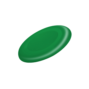 Frisbee in plastica GIROX MKT4579 - Verde