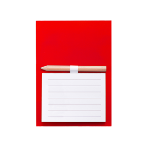 Magnete da frigo con blocchetto e matita YAKARI MKT4582 - Rosso