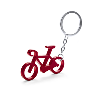 Portachiavi a forma bicicletta CICLEX MKT4589 - Rosso
