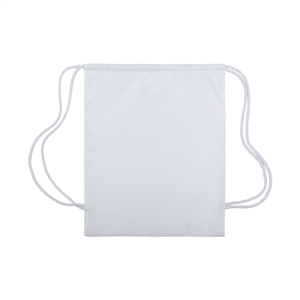 Zainetto sacca personalizzato in poliestere SIBERT MKT4592 - Bianco