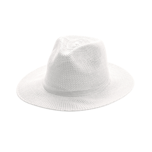 Cappello in paglia sintetica personalizzato HINDYP MKT4600 - Bianco