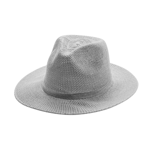 Cappello in paglia sintetica personalizzato HINDYP MKT4600 - Grigio