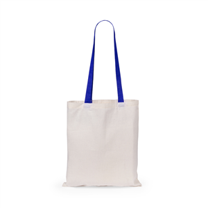 Shopping bag personalizzata in cotone 105gr cm 37x41 FUZOX MKT4621 - Blu