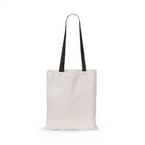Shopping bag personalizzata in cotone 105gr cm 37x41 FUZOX MKT4621 - Nero