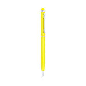 Penna touch in alluminio BYZAR MKT4660 - Giallo