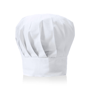 Capello da cuoco regolabile in policotone NILSON MKT4747 - Bianco