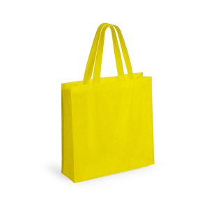 Borsa tnt laminato personalizzata cm 38x38x12,5 NATIA MKT4775 - Giallo