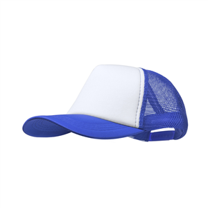 Cappellino rap per sublimazione in poliestere ZODAK MKT4828 - Blu