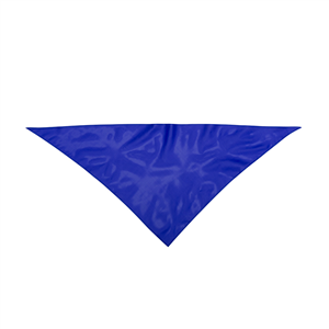 Bandana personalizzata triangolare personalizzata in poliestere KOZMA MKT4834 - Blu