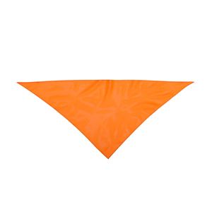 Bandana personalizzata triangolare personalizzata in poliestere KOZMA MKT4834 - Arancio