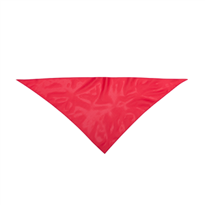 Bandana personalizzata triangolare personalizzata in poliestere KOZMA MKT4834 - Rosso