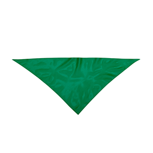 Bandana personalizzata triangolare personalizzata in poliestere KOZMA MKT4834 - Verde