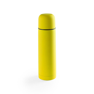 Thermos personalizzato in acciaio 500 ml HOSBAN MKT4875 - Giallo