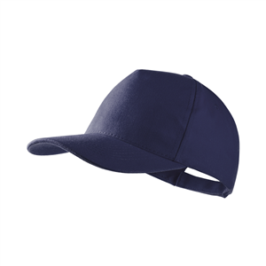 Cappellino baseball personalizzabile in cotone 5 pannelli BAYON MKT4901 - Blu Navy