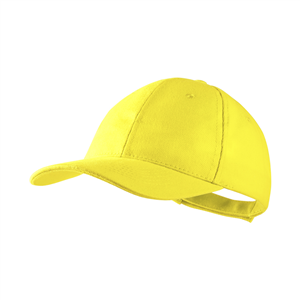 Cappello baseball personalizzato in cotone 6 pannelli RITTEL MKT4902 - Giallo