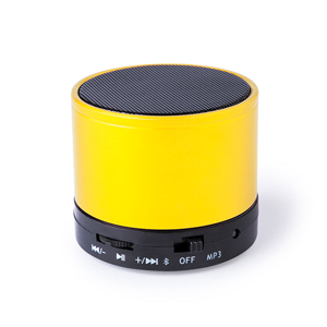 Cassa Bluetooth personalizzata in metallo MARTINS MKT4936 - Giallo