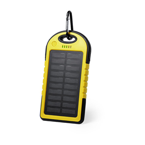 Power bank pannello solare da 4000mAh LENARD MKT4939 - Giallo