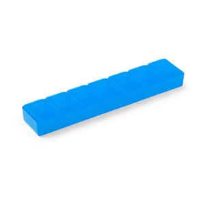 Porta pillole 7 scomparti LUCAM MKT5034 - Blu