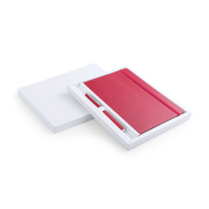 Set quaderno e penna MARDEN MKT5041 - Rosso