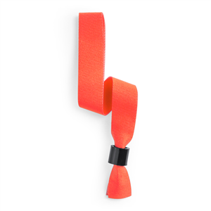 Braccialetto in tessuto regolabili PLASKER MKT5061 - Arancio