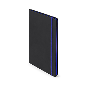 Taccuino personalizzato con elastico e copertina in poliuretano in formato A5 DAYMUS MKT5124 - Blu
