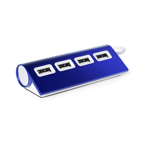 HUB USB in alluminio WEEPER MKT5201 - Blu