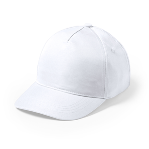 Cappello baseball personalizzato in microfibra 5 pannelli KROX MKT5225 - Bianco