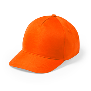 Cappello baseball personalizzato in microfibra 5 pannelli KROX MKT5225 - Arancio