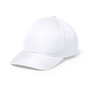 Cappellino baseball personalizzato in microfibra 6 pannelli BLAZOK MKT5226 - Bianco