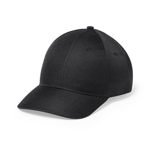 Cappellino baseball personalizzato in microfibra 6 pannelli BLAZOK MKT5226 - Nero