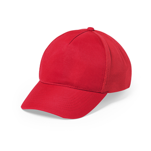 Cappellino baseball personalizzabile in microfibra 5 pannelli KARIF MKT5227 - Rosso