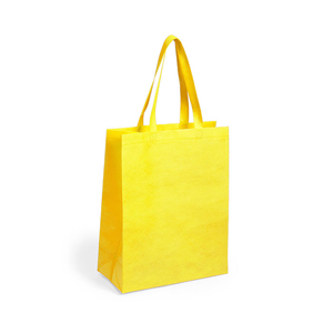 Shopper personalizzata in tnt cm 32x49x15 CATTYR MKT5252 - Giallo