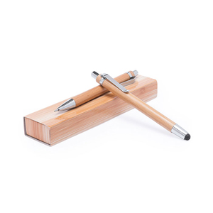 Biro personalizzabile e portamine in bamboo HELEON MKT5262 - Neutro